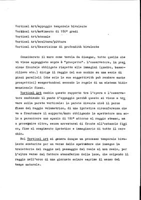 Vertical Art — manifesto teorico (parte 1)