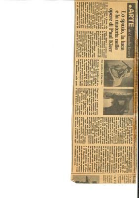 Lo spazio, la luce e la materia nelle opere di Paul Klerr