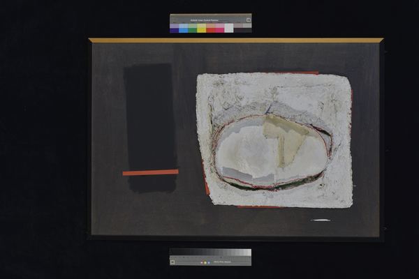 Relief with central oval