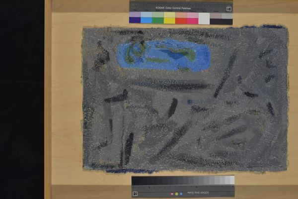 Relief with blue insert